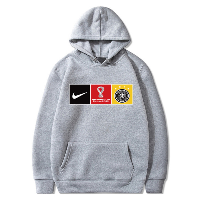 Men's Germany World Cup Soccer Hoodie Gray